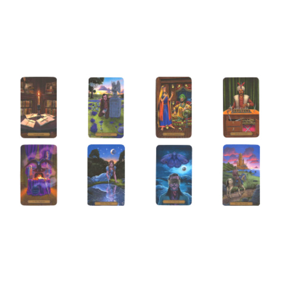 New - Edgar Allen Poe Tarot Mini 78 Card Deck & QR Guidebook New-Sealed Package - Picture 5 of 5